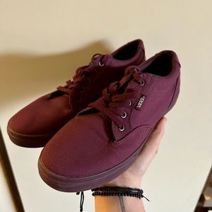 Maroon women’s vans